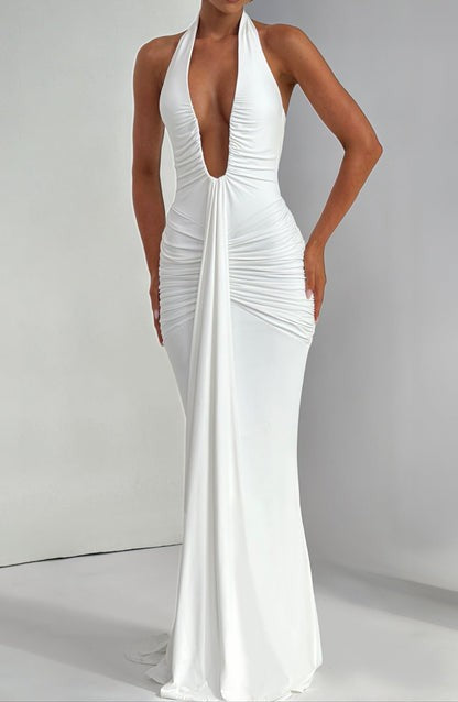 Althea Ivory Halo Maxi Gown